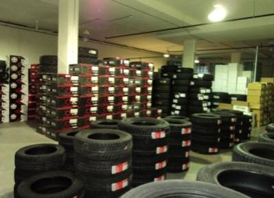 Warehouse tire storage West-kelowna